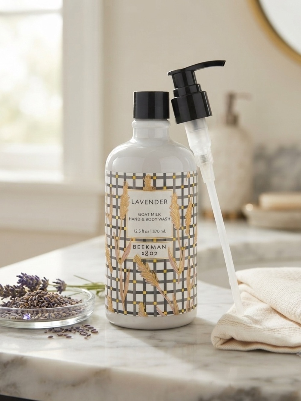 Beekman 1802 Goat Milk Hand & Body Wash LAVENDER 12.5 fl. oz. SEALED